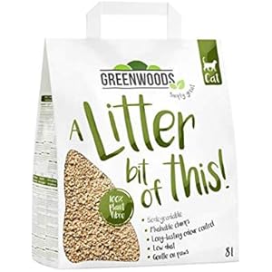 Greenwoods Plant Fibre Natural Clumping Litter