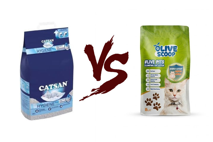 Catsan Non-Clumping vs OliveScoop Clumping