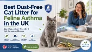 Best Dust-Free Cat Litter for Feline Asthma in the UK