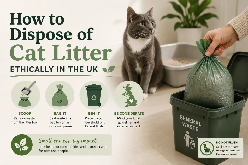 How to Dispose of Cat Litter Ethically in the UK