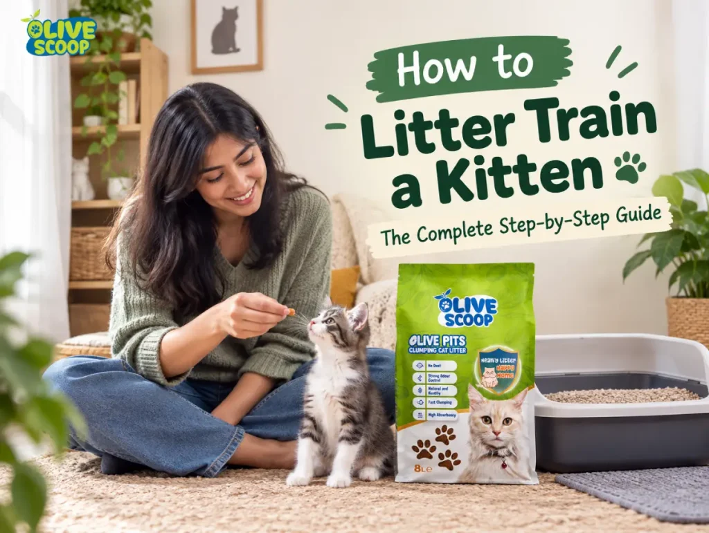 how to litter train a kitten